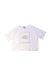 A White Short Sleeve T Shirts from The North Face in size 10Y for girl. (Front View)