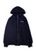 A Navy Hooded Sweatshirts from Neil Barrett Kids in size 12Y for boy. (Front View)