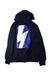 A Navy Hooded Sweatshirts from Neil Barrett Kids in size 12Y for boy. (Back View)