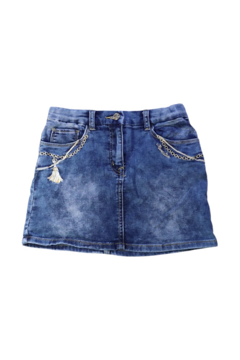A Blue Short Skirts from Monnalisa in size 11Y for girl. (Front View)