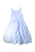 A Blue Sleeveless Dresses from Polo Ralph Lauren in size 10Y for girl. (Back View)