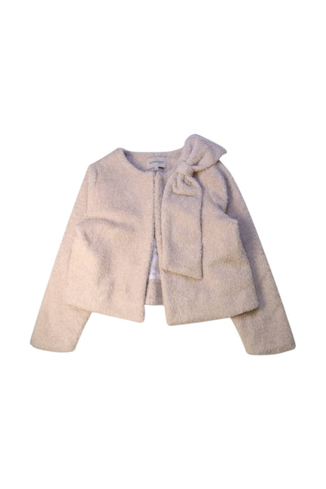 A Ivory Lightweight Jackets from Hucklebones in size 10Y for girl. (Front View)