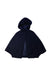 A Navy Capes & Ponchos from Gusella in size 4T for girl. (Front View)