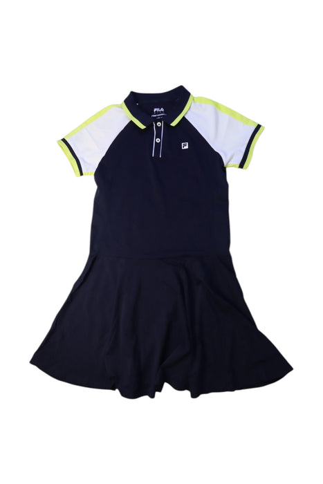 A Navy Short Sleeve Dresses from Fila in size 10Y for girl. (Front View)