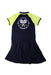 A Navy Short Sleeve Dresses from Fila in size 10Y for girl. (Back View)