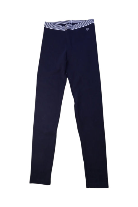 A Navy Leggings from Petit Bateau in size 10Y for girl. (Front View)