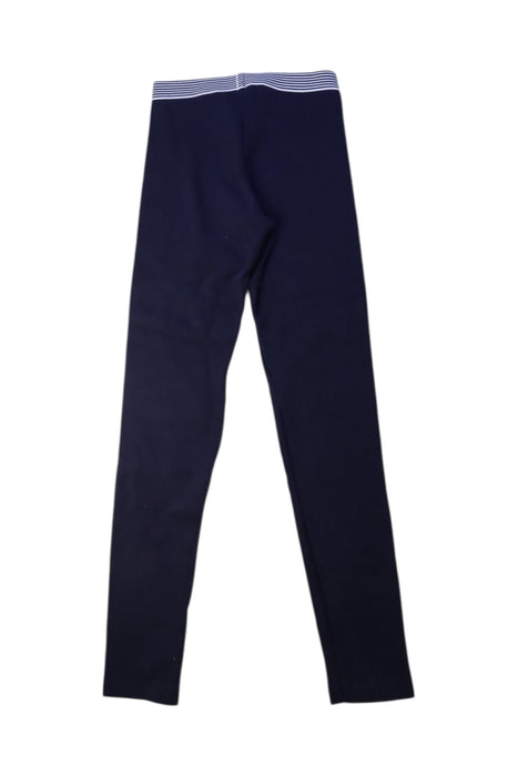 A Navy Leggings from Petit Bateau in size 10Y for girl. (Back View)
