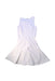 A White Sleeveless Dresses from Armani in size 14Y for girl. (Back View)