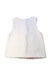 A White Outerwear Vests from Momonittu in size 12Y for girl. (Back View)