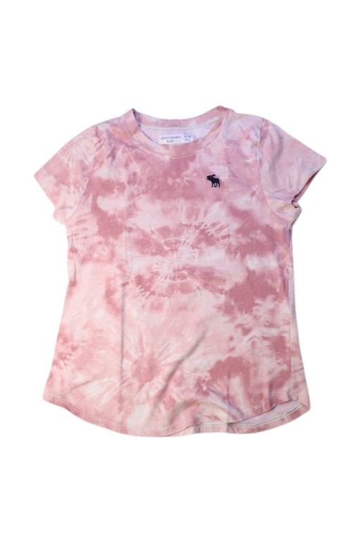 A Pink Short Sleeve T Shirts from Abercrombie & Fitch in size 9Y for girl. (Front View)