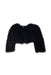 A Black Cardigans from Monnalisa in size 12Y for girl. (Back View)
