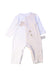 A White Onesies from Natures Purest in size 3-6M for neutral. (Front View)