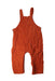 A Orange Long Overalls from Seed in size 6-12M for boy. (Back View)