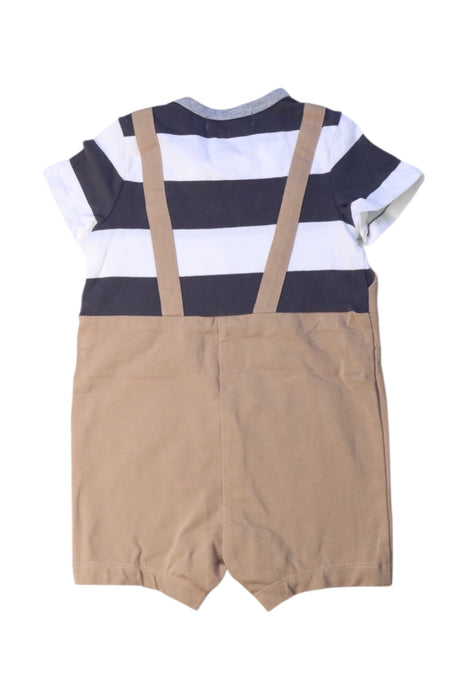 A Multicolour Short Sleeve Rompers from Momonittu in size 0-3M for boy. (Back View)