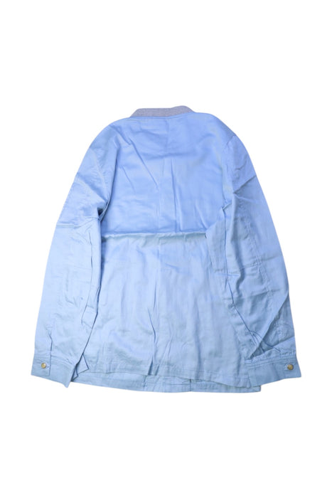 A Blue Lightweight Jackets from As Know As Ponpoko in size 10Y for boy. (Back View)