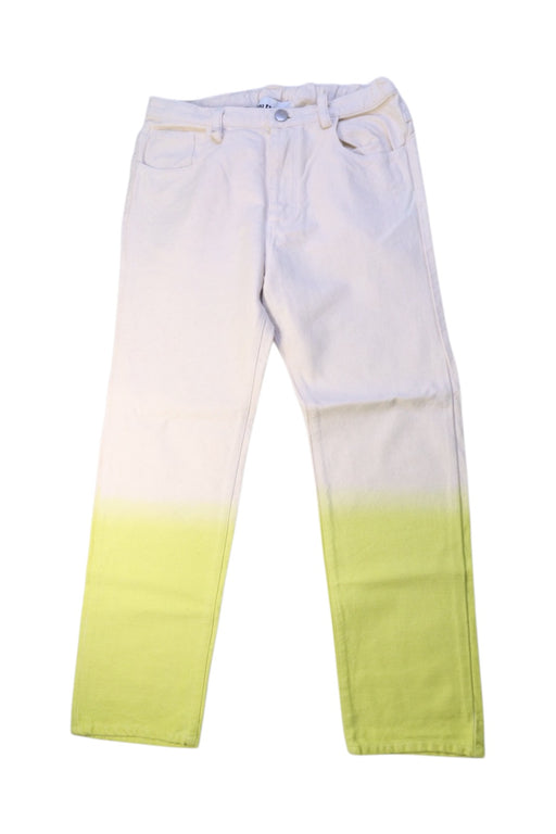 A White Jeans from Wolf & Rita in size 10Y for boy. (Front View)