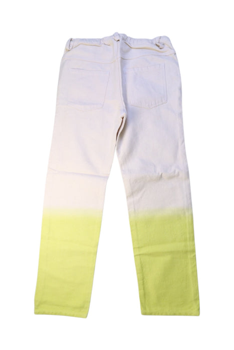 A White Jeans from Wolf & Rita in size 10Y for boy. (Back View)