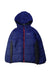 A Blue Puffer/Quilted Jackets from Mont-bell in size 10Y for boy. (Front View)