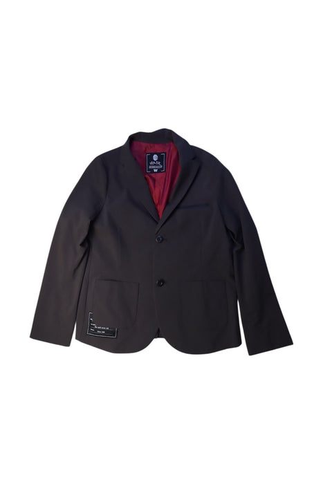 A Black Blazers from WASK in size 12Y for boy. (Front View)