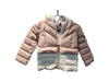 A Pink Puffer/Quilted Jackets from Moncler in size 3T for girl. (Front View)