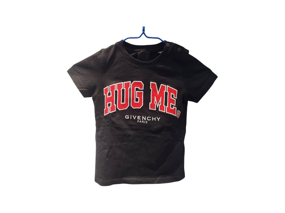 A Black Short Sleeve T Shirts from Givenchy in size 3T for boy. (Front View)