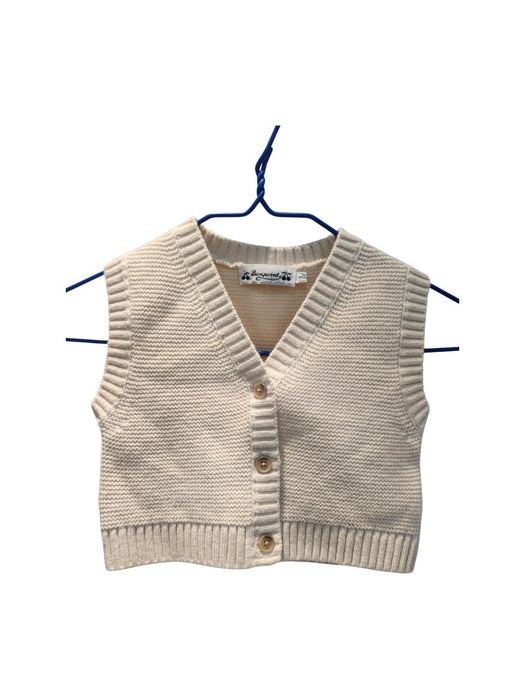 A Beige Sweater Vests from Bonpoint in size 12-18M for neutral. (Front View)