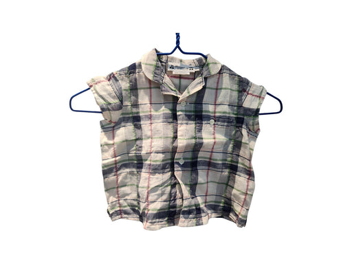 A White Short Sleeve Shirts from Bonpoint in size 6-12M for girl. (Front View)