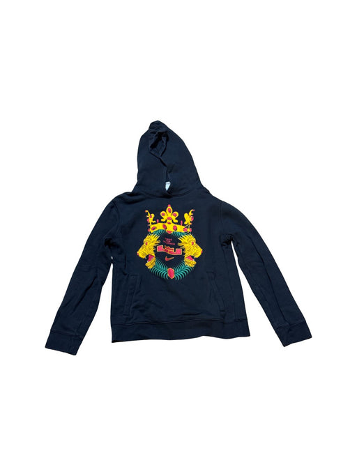 A Black Hooded Sweatshirts from Nike in size 12Y for boy. (Front View)