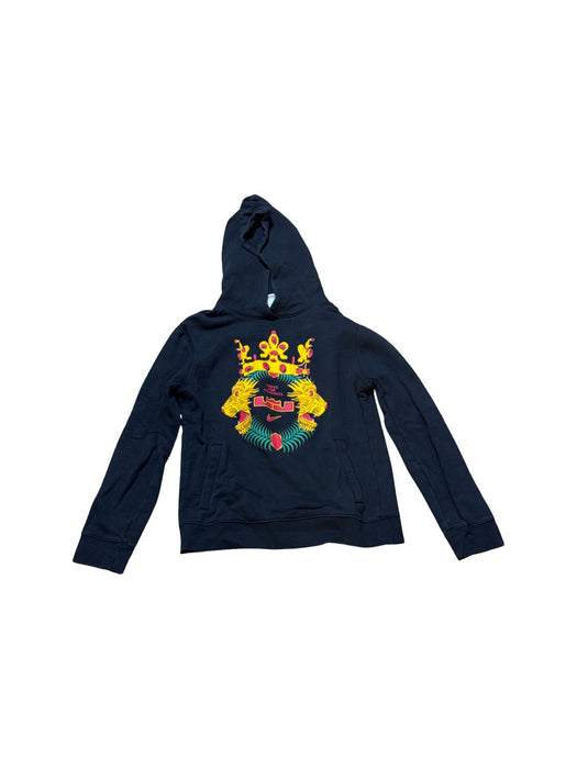 A Black Hooded Sweatshirts from Nike in size 12Y for boy. (Front View)