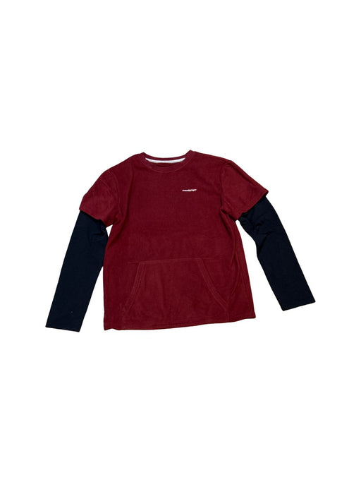 A Burgundy Active Tops from Moody Tiger in size 12Y for neutral. (Front View)