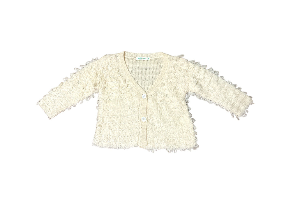 A Ivory Cardigans from BEAMS in size 3T for girl. (Front View)