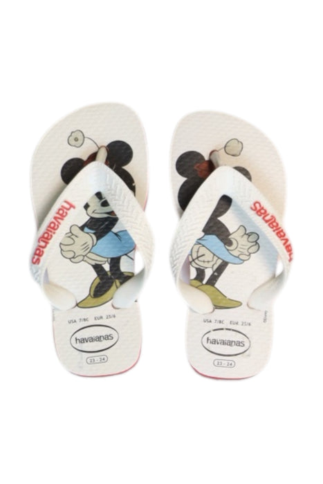 A Multicolour Flip Flops from Havaianas in size 3T for girl. (Back View)