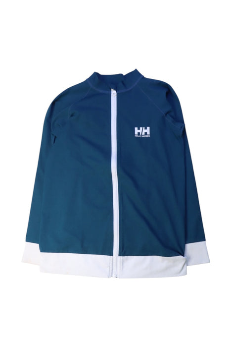 A Blue Lightweight Jackets from Helly Hansen in size 10Y for boy. (Front View)