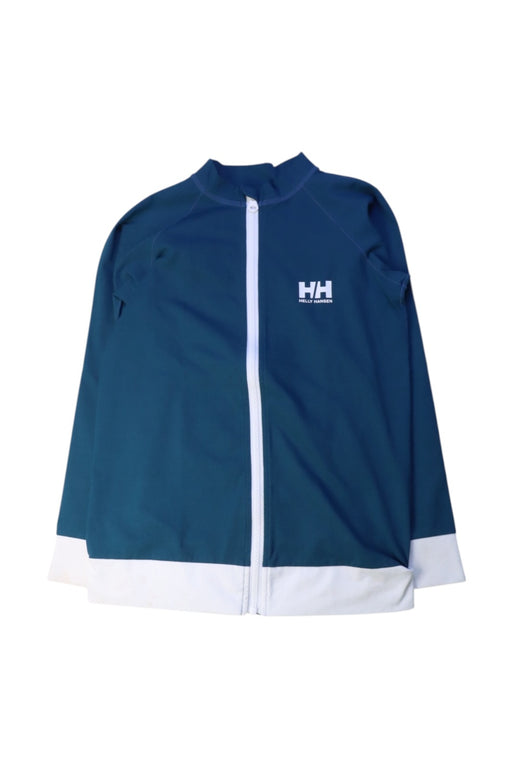 A Blue Lightweight Jackets from Helly Hansen in size 10Y for boy. (Front View)