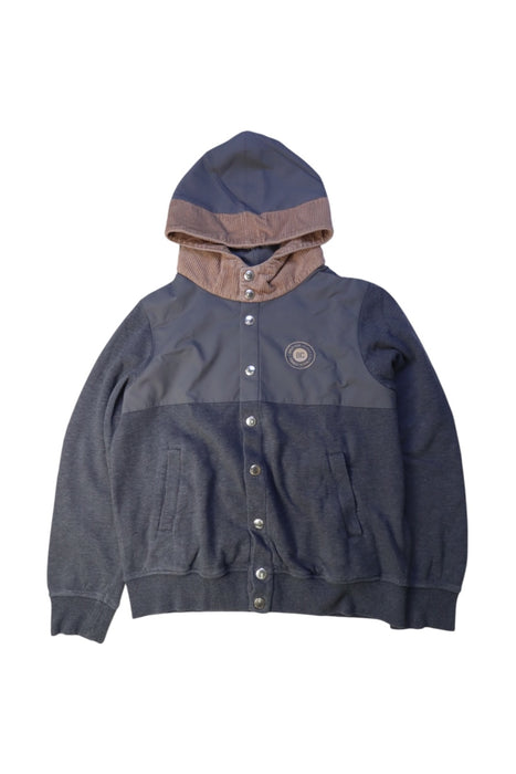 A Blue Lightweight Jackets from Brunello Cucinelli in size 10Y for boy. (Front View)