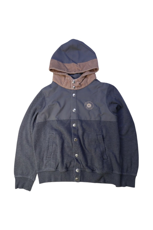 A Blue Lightweight Jackets from Brunello Cucinelli in size 10Y for boy. (Front View)