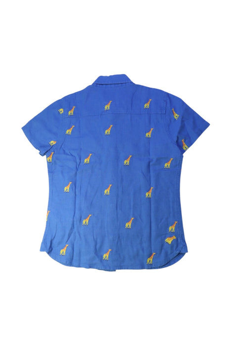 A Blue Short Sleeve Shirts from Boden in size 9Y for boy. (Back View)