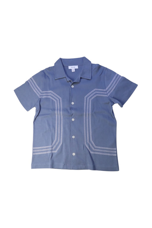 A Blue Short Sleeve Shirts from REISS in size 9Y for boy. (Front View)