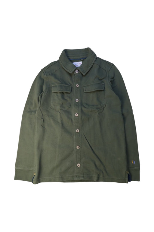 A Green Lightweight Jackets from FatFace in size 9Y for boy. (Front View)
