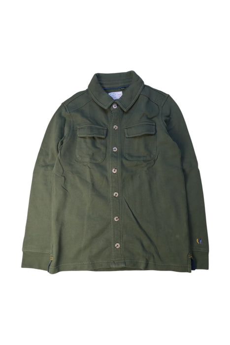 A Green Lightweight Jackets from FatFace in size 9Y for boy. (Front View)