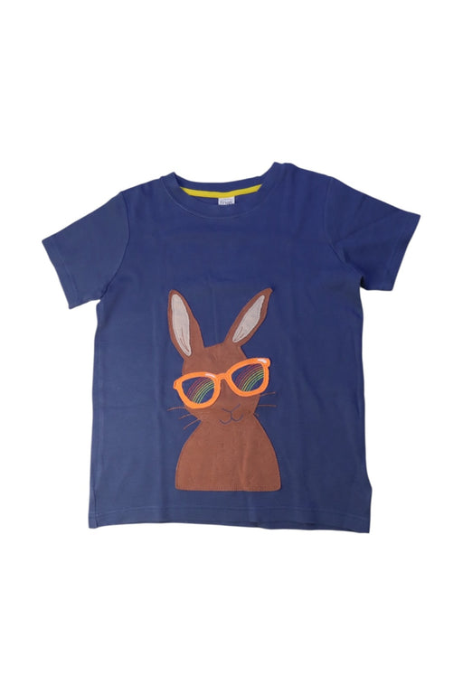 A Blue Short Sleeve T Shirts from Frugi in size 9Y for boy. (Front View)