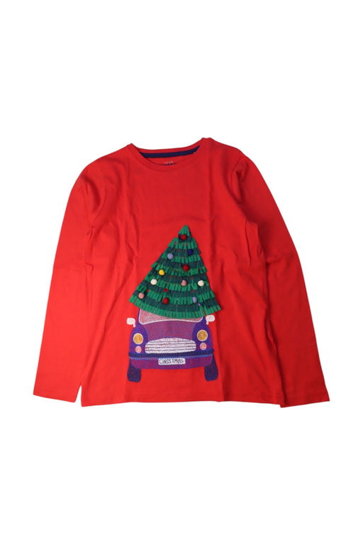 A Red Long Sleeve T Shirts from Boden in size 10Y for boy. (Front View)