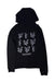 A Black Hooded Sweatshirts from Lyle & Scott in size 9Y for boy. (Back View)