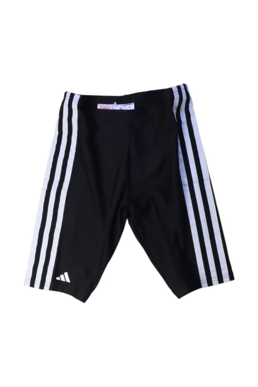 A Black Swim Shorts from Adidas in size 9Y for girl. (Front View)
