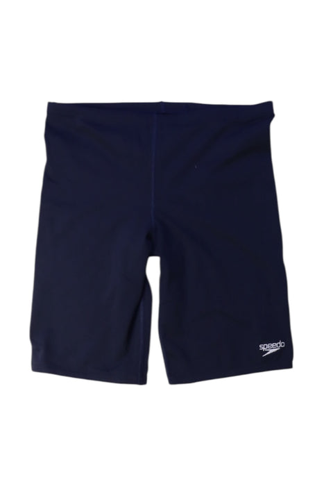 A Navy Swim Shorts from Speedo in size 11Y for neutral. (Front View)
