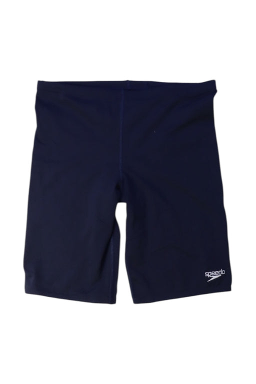 A Navy Swim Shorts from Speedo in size 11Y for neutral. (Front View)