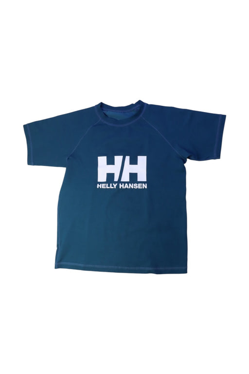 A Blue Rash Guards from Helly Hansen in size 10Y for boy. (Front View)