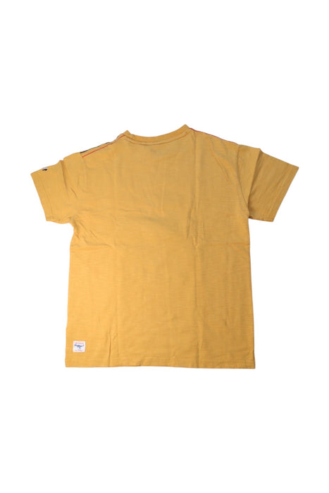 A Yellow Short Sleeve T Shirts from FatFace in size 10Y for boy. (Back View)