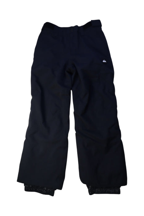 A Black Ski Pants & Salopettes from Quiksilver in size 14Y for boy. (Front View)