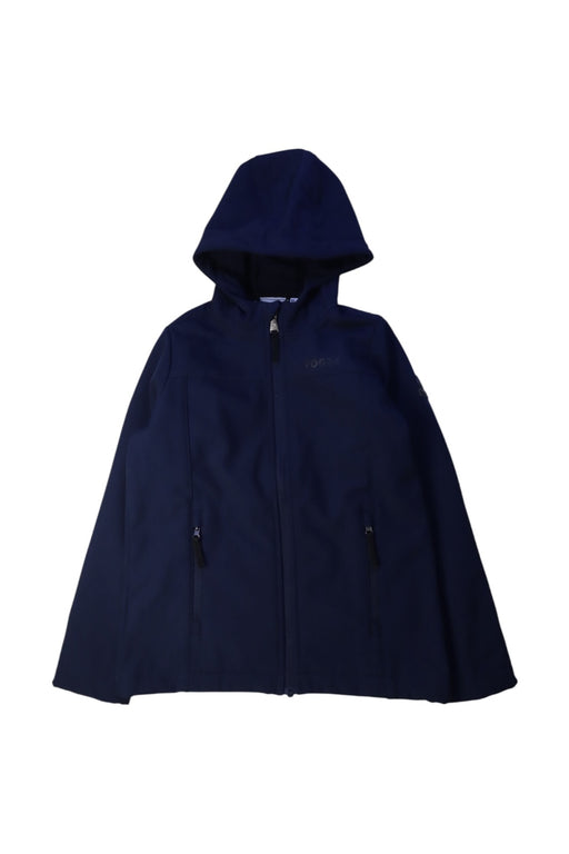 A Navy Rain Jackets from TOG24 in size 10Y for boy. (Front View)
